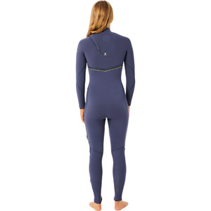 2023 Rip Curl Womens E-Bomb LTD 3/2mm Zip Free Wetsuit WSMYTG - Slate